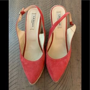 L.K. BENNETT Pointy Toe Wedge